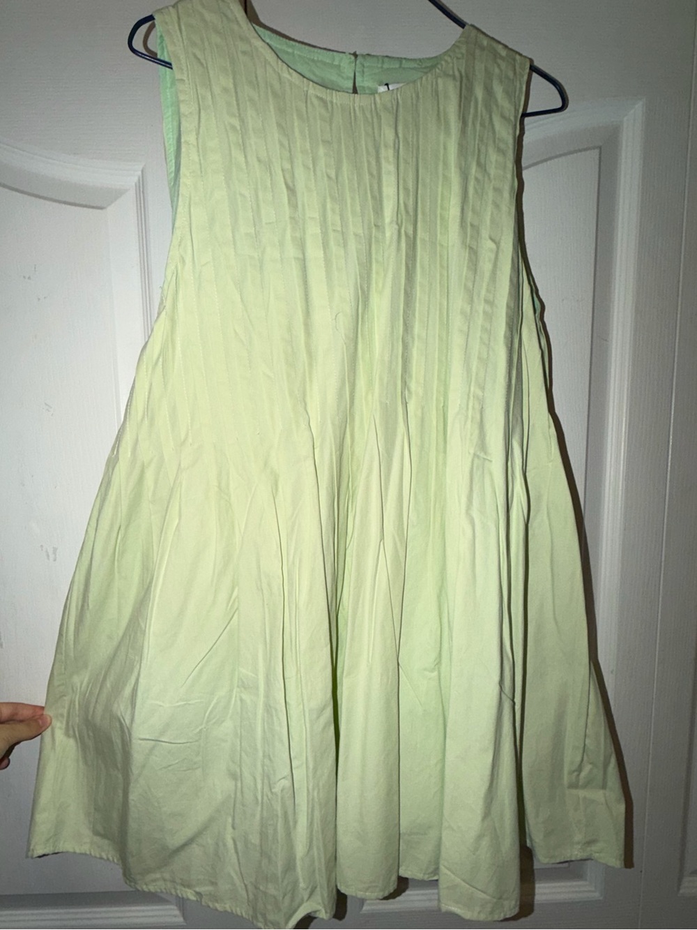 Princess Polly Dreamboat Pleated Mini Dress Matcha